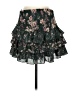 Altar'd State 100% Polyester Floral Green Casual Skirt Size XS - photo 1