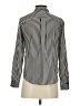 Ann Taylor 100% Polyester Stripes Black Long Sleeve Blouse Size XXS - photo 2