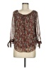 BCX Brown 3/4 Sleeve Blouse Size M - photo 1