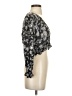 Final Touch 100% Rayon Gray 3/4 Sleeve Blouse Size S - photo 4