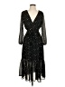 Point Sur 100% Polyester Stars Black Cocktail Dress Size 2 - photo 1