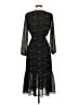 Point Sur 100% Polyester Stars Black Cocktail Dress Size 2 - photo 2