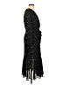 Point Sur 100% Polyester Stars Black Cocktail Dress Size 2 - photo 4