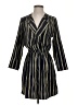 Karlie 100% Polyester Stripes Gold Blue Casual Dress Size S - photo 1
