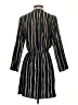 Karlie 100% Polyester Stripes Gold Blue Casual Dress Size S - photo 2