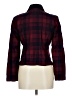 Jessica Howard Plaid Burgundy Jacket Size 10 - photo 2