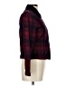 Jessica Howard Plaid Burgundy Jacket Size 10 - photo 4