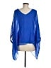 SOFIA Blue 3/4 Sleeve Blouse Size M (estimated) - photo 2