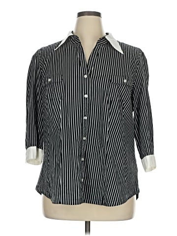 DressBarn 3/4 Sleeve Button-Down Shirt (view 1)