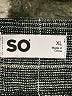 SO Plaid Gray Formal Skirt Size XL - photo 3