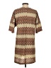 ASOS Chevron-herringbone Brown Casual Dress Size 4 - photo 2