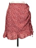 Shein 100% Rayon Red Casual Skirt Size 4 - photo 1