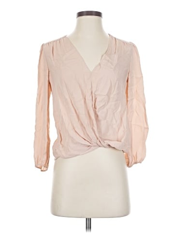 Alice + Olivia 3/4 Sleeve Silk Top (view 1)