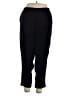 Dex 100% Polyester Solid Black Active Pants Size 1X - photo 1