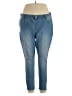 Isaac Mizrahi Solid Blue Jeans Size XL - photo 1