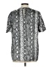 MICHAEL Michael Kors Silver Gray Short Sleeve Blouse Size L - photo 2