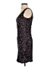 Cachet 100% Polyester Stars Purple Black Cocktail Dress Size 2 - photo 5
