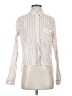Current/Elliott 100% Cotton Stripes Ivory Long Sleeve Blouse Size XS (0) - photo 1