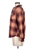 Natural Reflections 100% Cotton Plaid Brown Long Sleeve Button-Down Shirt Size M - photo 5
