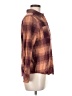 Natural Reflections 100% Cotton Plaid Brown Long Sleeve Button-Down Shirt Size M - photo 4