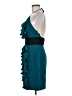 Thread Social 100% Silk Teal Cocktail Dress Size 6 - photo 5