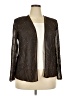 R&M Richards 100% Polyester Brown Cardigan Size 14 - photo 1