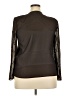 R&M Richards 100% Polyester Brown Cardigan Size 14 - photo 2