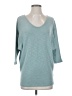 Laila Jayde Teal 3/4 Sleeve T-Shirt Size XS - photo 1