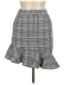 Ledin Plaid Gray Casual Skirt Size EU 38 / US 8 - photo 1