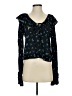 WeWoreWhat 100% Viscose Black Long Sleeve Blouse Size S - photo 1