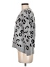Anne Klein Animal Print Gray Pullover Sweater Size M - photo 5