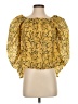 FRAME 100% Ramie Yellow 3/4 Sleeve Blouse Size XS - photo 1