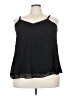 Torrid 100% Polyester Black Sleeveless Blouse Size 2X Plus (2) - photo 1