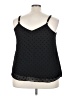 Torrid 100% Polyester Black Sleeveless Blouse Size 2X Plus (2) - photo 2