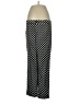 Banana Republic 100% Polyester Polka Dots Black Active Pants Size 8 - photo 1