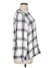 89th & Madison 100% Rayon Plaid Silver 3/4 Sleeve Blouse Size XL - photo 4