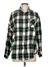Unbranded Plaid Green Long Sleeve Blouse Size M - photo 1