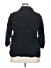 Eyeshadow Black 3/4 Sleeve Button-Down Shirt Size 2X - photo 2