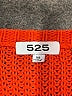 525 America 100% Cotton Hearts Orange Pullover Sweater Size XS - photo 7