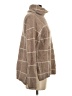 Madewell Plaid Brown Turtleneck Sweater Size S - photo 4