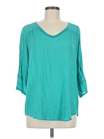 Skies Are Blue 3/4 Sleeve Blouse (view 1)