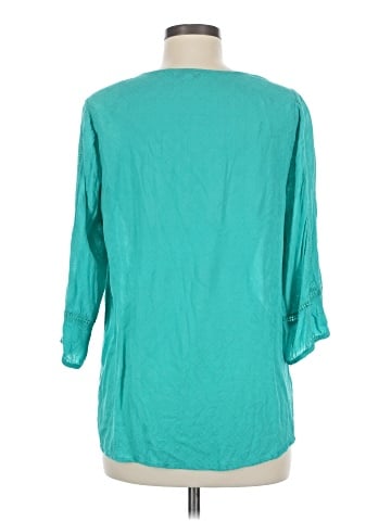Skies Are Blue 3/4 Sleeve Blouse (view 2)