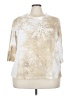 Breckenridge 100% Polyester Ivory 3/4 Sleeve Blouse Size 3X - photo 1