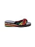 Chloé Tropical Black Leather Multicolor Knotted Sandals Size EU (IT) 38 / US 8 - photo 1