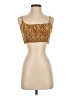 Olivaceous 100% Rayon Gold Tank Top Size S - photo 1
