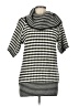 Design History Houndstooth Gray Black Turtleneck Sweater Size L - photo 1