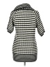 Design History Houndstooth Gray Black Turtleneck Sweater Size L - photo 2