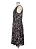 Talbots Print Black Casual Dress Size 8 - photo 5