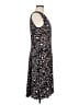 Talbots Print Black Casual Dress Size 8 - photo 4