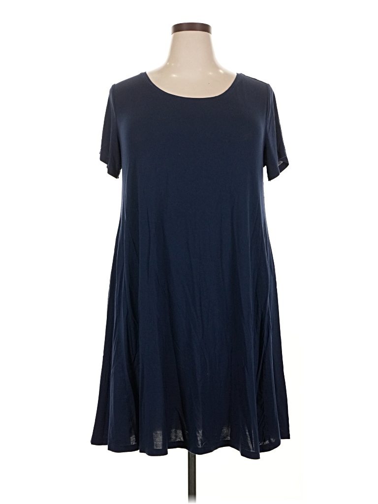Pre-owned Style & Co Casual Dress In Blue
